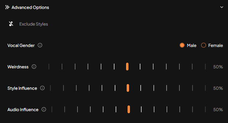 Cover advanced options